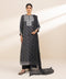 2 Piece - Embroidered Cotton Suit
